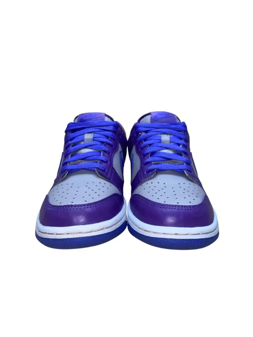 Nike Youth Wild Grape & Persian Violet Dunk Low Retro Athletic Sneakers Size 6Y